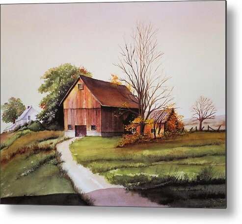 Summer Metal Print featuring the painting Holland Patent #2 by Frank Zampardi