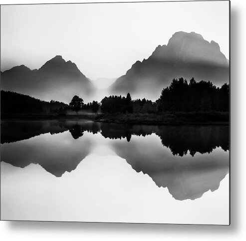Lake Metal Print featuring the photograph Mountain Rays #1 by Andrew Soundarajan
