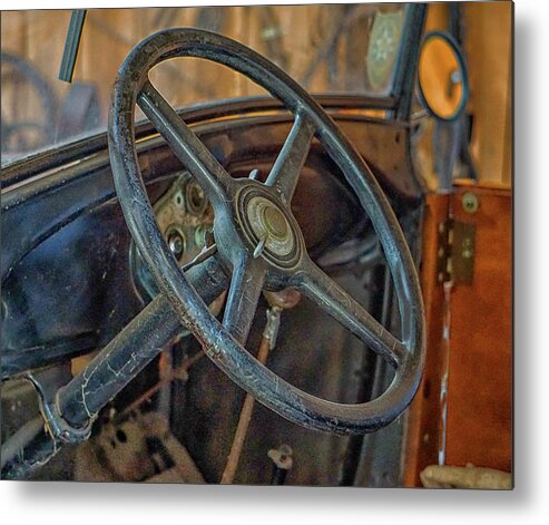 Fram Equipment Metal Print featuring the photograph Retired #2 by Dennis Dugan