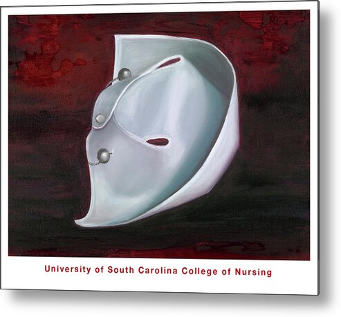 Nursing Metal Print featuring the painting University of South Carolina College of Nursing #1 by Marlyn Boyd