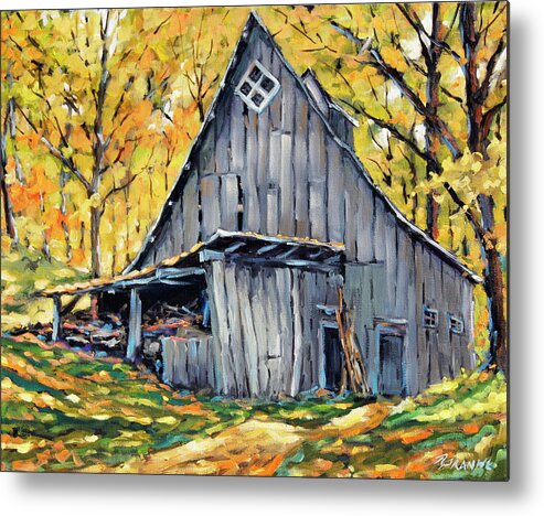 Artist Painter Metal Print featuring the painting Where I want to be by Prankearts Fine Art #1 by Richard T Pranke