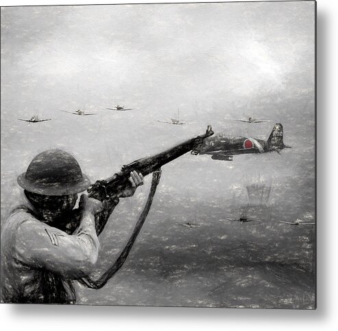 1941 Metal Print featuring the photograph 1941 by John Freidenberg