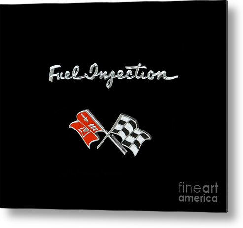Covette Metal Print featuring the photograph Fuel Injection #2 by Dennis Hedberg