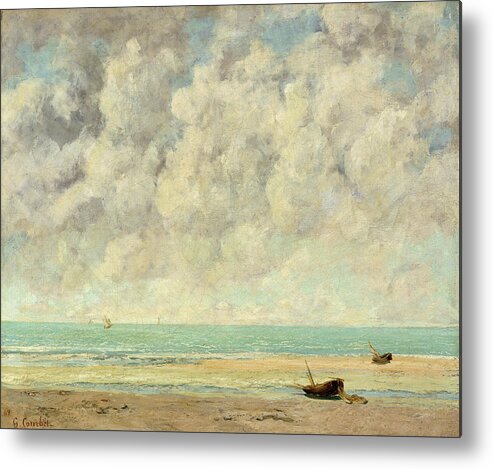 The Calm Sea Metal Print featuring the painting The Calm Sea #2 by MotionAge Designs