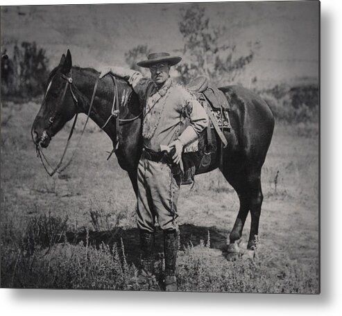 History Metal Print featuring the photograph Young Theodore Roosevelt Dressed #2 by Everett