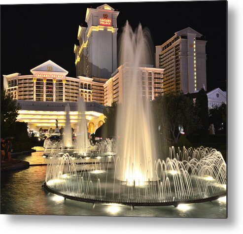 Las Vegas Metal Print featuring the photograph Las Vegas by Ray Mathis