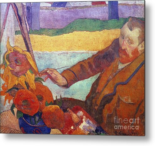 19th Century Metal Print featuring the photograph Vincent Van Gogh (1853-1890) #4 by Granger