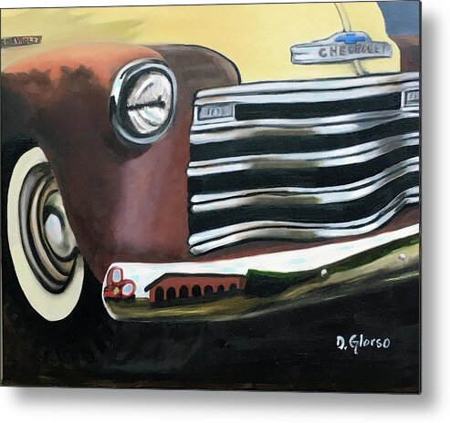 Glorso Metal Print featuring the painting 53 Chevy Truck by Dean Glorso