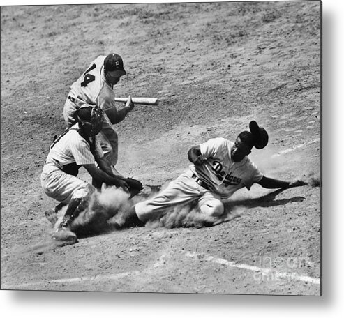 1950 Metal Print featuring the photograph Jackie Robinson #2 by Granger