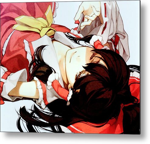 Touhou Metal Print featuring the digital art Touhou #92 by Super Lovely