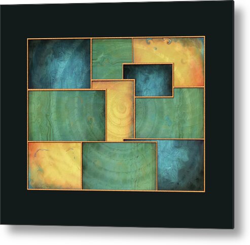 Color Metal Print featuring the painting A Light Well by Deborah Smith