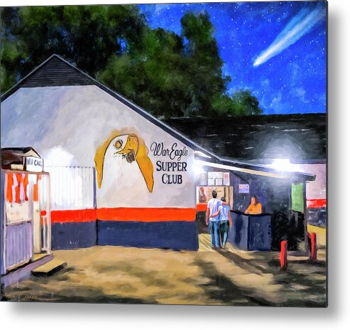 Auburn Metal Print featuring the mixed media A Night To Remember In Auburn by Mark Tisdale