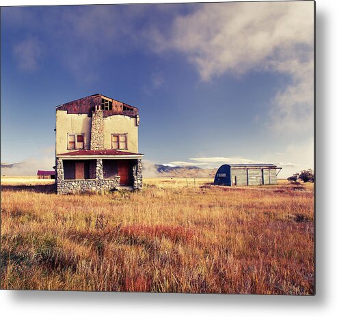 Abandoned House Metal Print featuring the photograph Abandoned House by Catherine Avilez