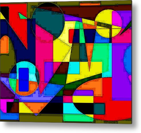 Abstract Digital Art Metal Print featuring the digital art Abstract 2 by Timothy Bulone