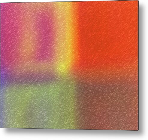 Abstract Metal Print featuring the digital art Abstract 5791 by Steve DaPonte