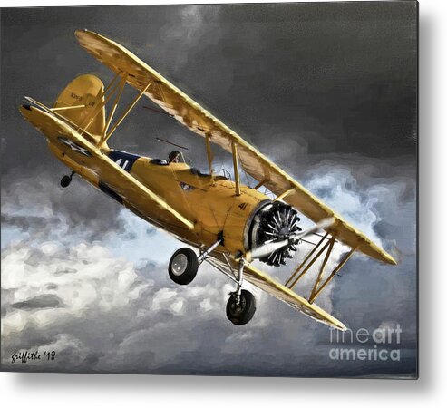Bi-plane Metal Print featuring the photograph AC5 by Tom Griffithe