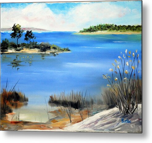 Water Metal Print featuring the painting Afternoon Water by Phil Burton
