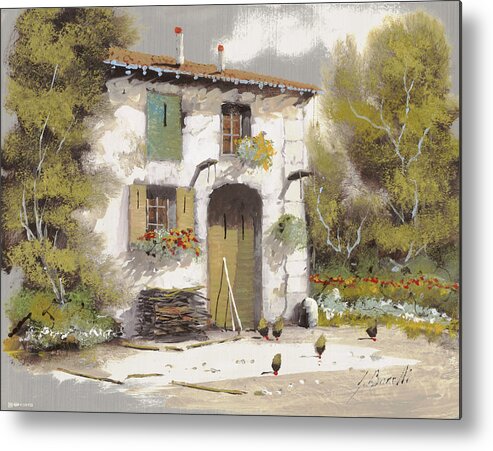 Country Metal Print featuring the painting AIA by Guido Borelli