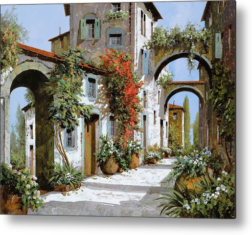 Arches Metal Print featuring the painting Altri Archi by Guido Borelli