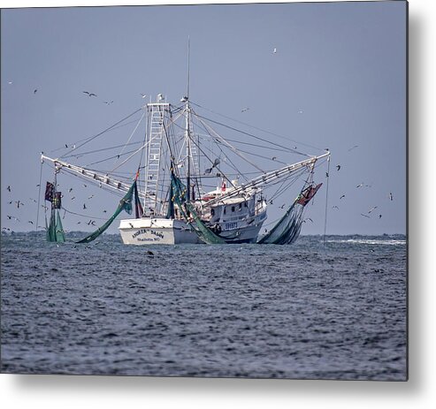 Fishing Metal Print featuring the photograph Andrea Dawn 2 by Alan Raasch
