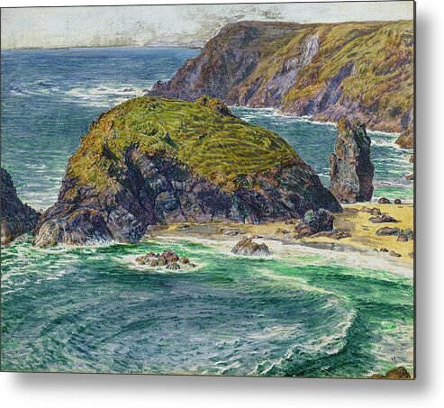 Asparagus Metal Print featuring the painting Asparagus Island by William Holman Hunt