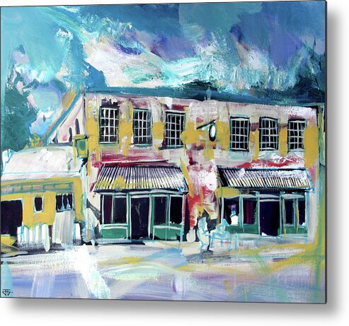 The Grit Metal Print featuring the painting Athens Ga The Grit by John Gholson