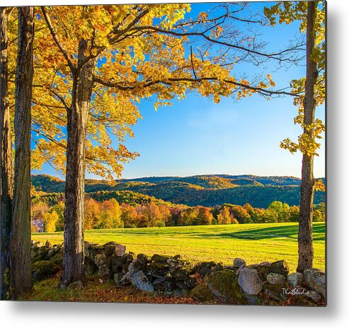 Vermont Metal Print featuring the photograph Autumn in Vermont by Tim Kathka