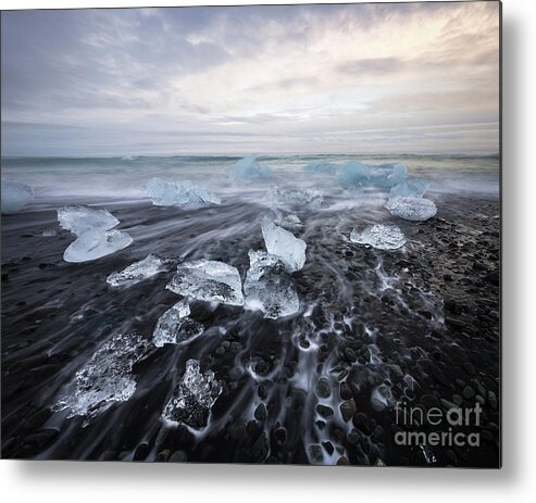 Iceland Metal Print featuring the photograph Beach Diamonds 2 by Ernesto Ruiz