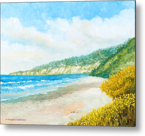 Beach Metal Print featuring the painting Beach Morning by Douglas Castleman