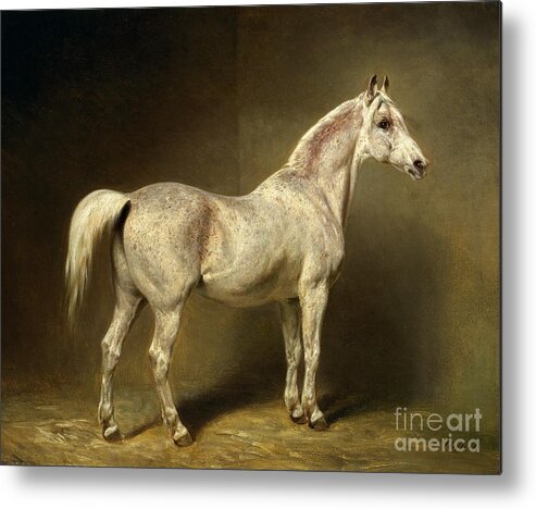 Beatrice Metal Print featuring the painting Beatrice by Carl Constantin Steffeck