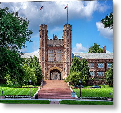 Brookings Hall Metal Print featuring the photograph Brookings Hall - Washington University St. Louis MO_DSC0375_16 by Greg Kluempers