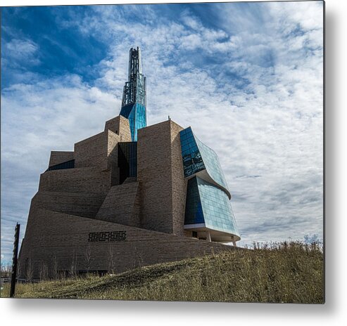 Architecture Metal Print featuring the photograph Canadian Museum for Human Rights by Tom Gort