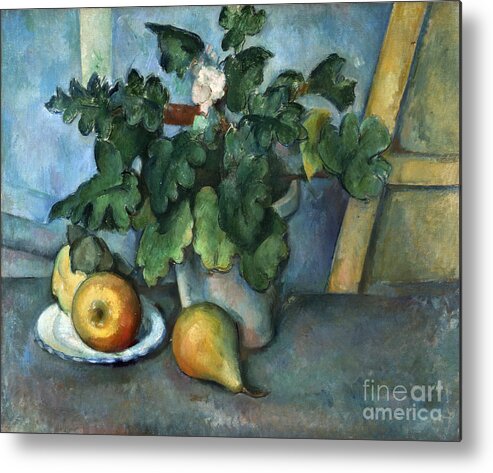 1890 Metal Print featuring the photograph CEZANNE: STILL LIFE, c1888 by Granger