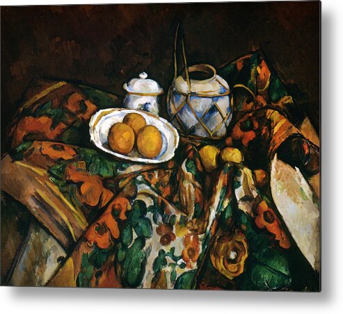 1905 Metal Print featuring the photograph CEZANNE: STILL LIFE, c1905 by Granger
