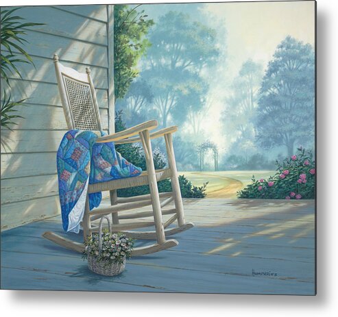 Michael Humphries Metal Print featuring the painting Close to my Heart by Michael Humphries