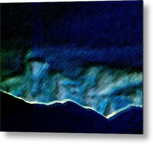 Abstract Metal Print featuring the photograph Colorado Landscape 2 by Lenore Senior
