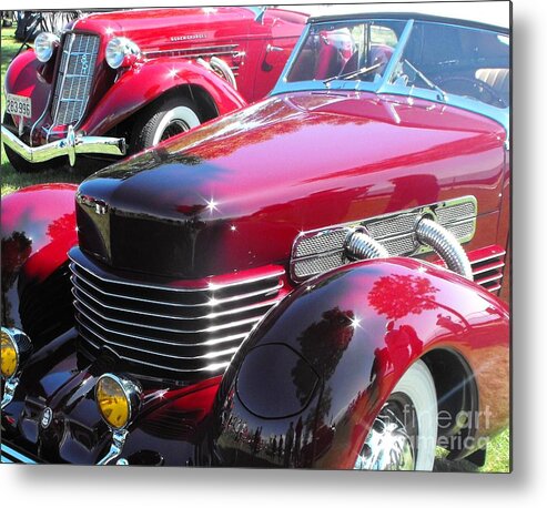 Cord Metal Print featuring the photograph Cord C Phaeton by Neil Zimmerman
