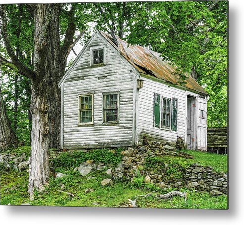 Landscape Metal Print featuring the photograph Cottage with Character by Betty Denise