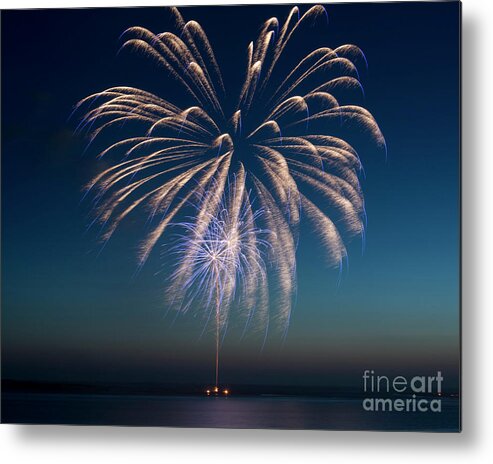 Firewaorks Metal Print featuring the photograph Dancing Light by Michael Dawson