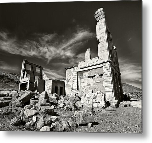 Ghost Town Metal Print featuring the photograph Early Withdrawal by Mike McMurray