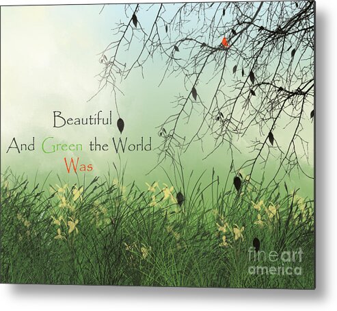 Earth Day 2016 Metal Print featuring the painting Earth Day 2016 by Trilby Cole