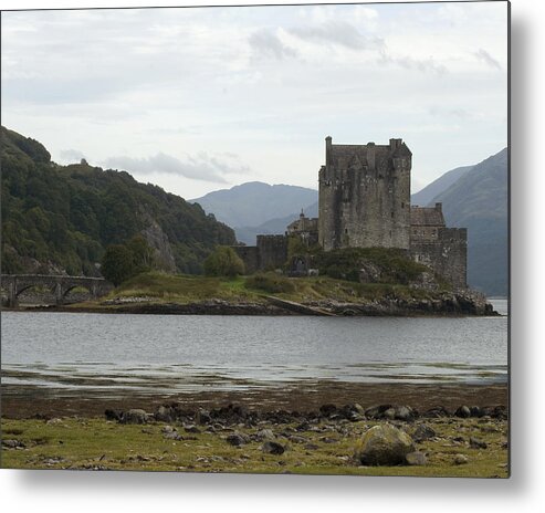 Scottish Metal Print featuring the photograph Eilean Donan Castle by Kenneth Campbell