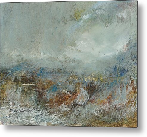 Storm Metal Print featuring the painting Elemental 35 by David Ladmore