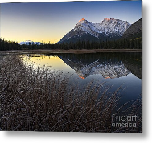 Landscape Metal Print featuring the photograph Elliott Peak at First Light by Royce Howland