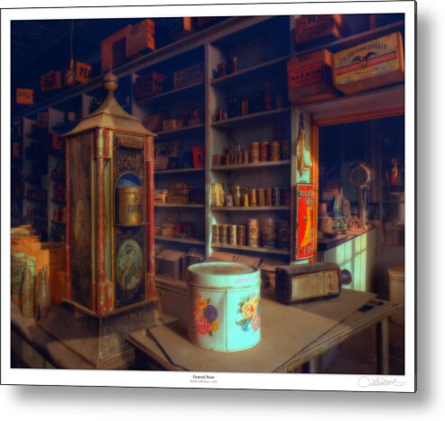 General Stores Metal Print featuring the photograph General Store by Lar Matre