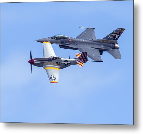 P51 Metal Print featuring the photograph Generations by Alan Raasch