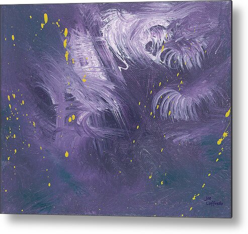 Geode Metal Print featuring the painting Geode Cave 180 by Joe Loffredo