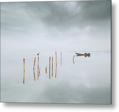 Boat Metal Print featuring the photograph Good Day by Shu-guang Yang