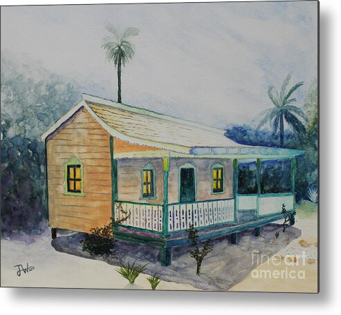 House Metal Print featuring the painting Grandma's House by Jerome Wilson