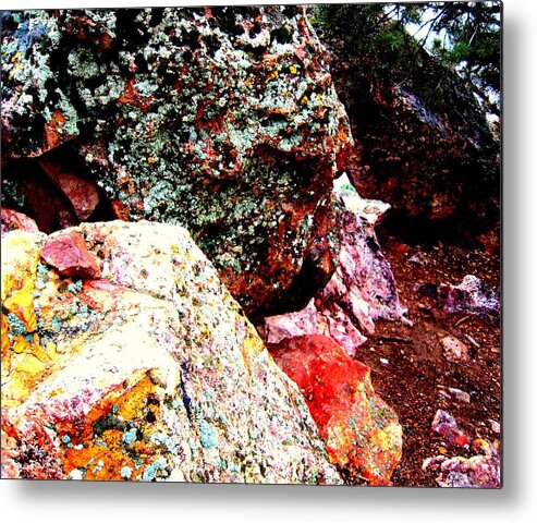 Rock Metal Print featuring the photograph Halfway to Reno by Don Struke